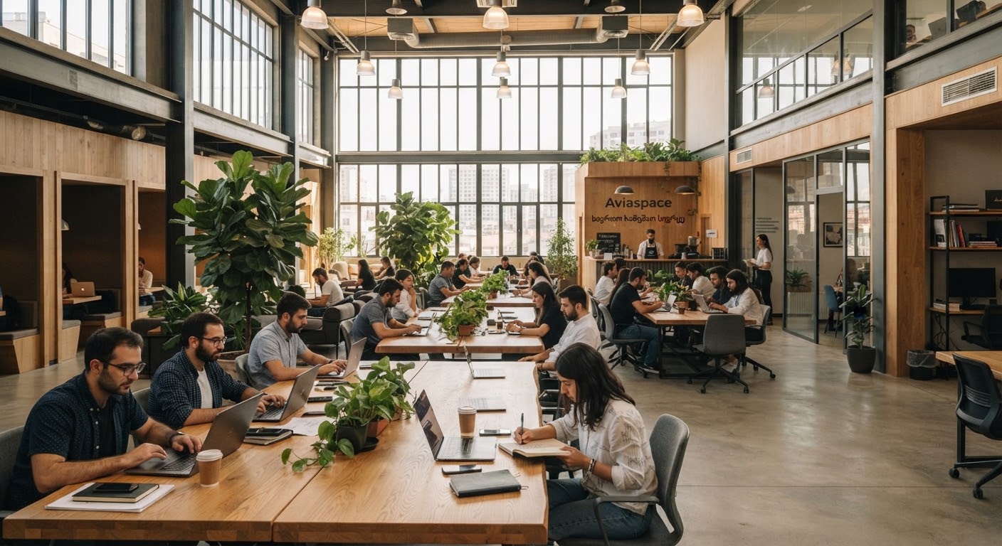 Aviaspace coworking space (illustrative photo)