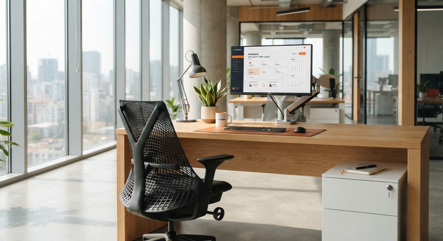 Dedicated desk at Aviaspace (illustrative photo)