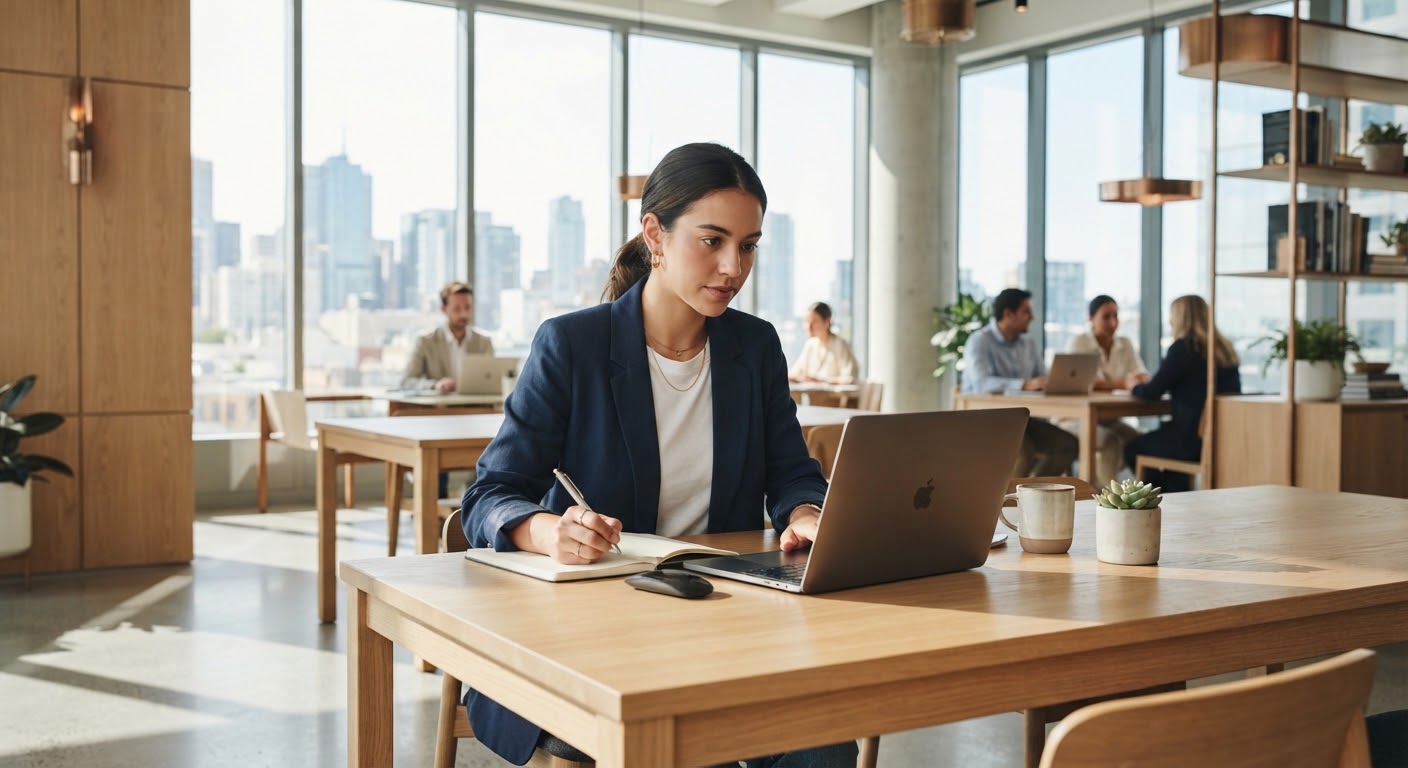 Illustrative photo of a workspace